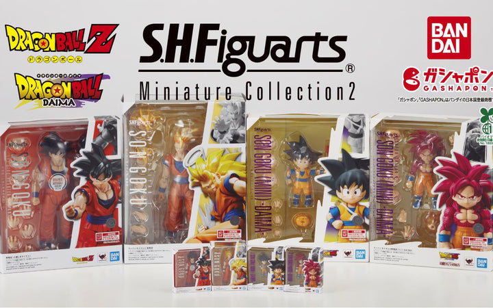 Coleção de Miniaturas Dragon Ball S.H.Figuarts 2 – Já Disponível nas Máquinas de Cápsulas Gashapon®!