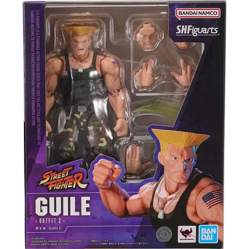 Street Fighter Shf Guile Outfit – Figura Colecionável Bandai