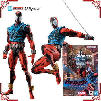 In Stock Genuine Bandai Across The Spider-verse Model Kit SHF Scarlet