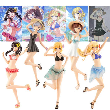 Kotobukiya Creative Color Girls Garden Model Kit Madoka Yuki Swim Koyo