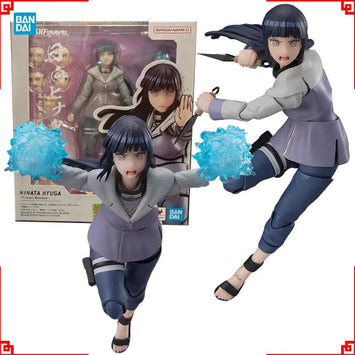 Bandai Naruto Action Figure SHF Hinata Hyuga Virtuous Byakugan Anime F