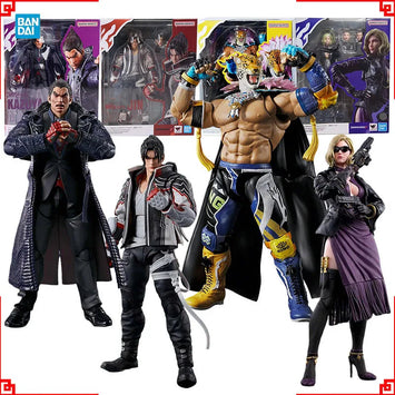 Bandai Tekken 8 Anime Figure SHF Kazama Mishima King Nina Williams Act