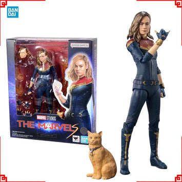 Bandai Captain Marvel 2 Visions Anime Figure SHF The Marvels Action Fi
