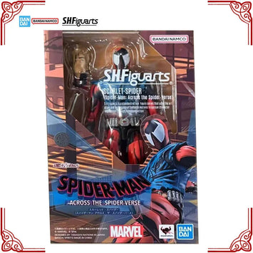 In Stock Genuine Bandai Across The Spider-verse Model Kit SHF Scarlet