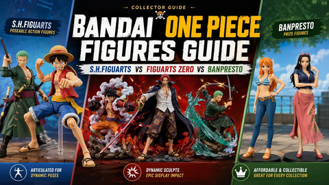 Guia de Bonecos One Piece da Bandai: S.H.Figuarts vs Figuarts ZERO vs Banpresto