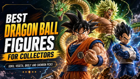 Melhores bonecos Dragon Ball para colecionadores: Goku, Vegeta, Broly e Shenlong