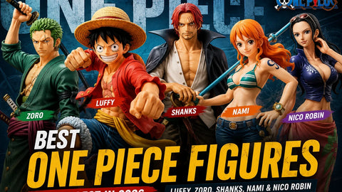Melhores Bonecos de One Piece para Colecionar em 2026: Luffy, Zoro, Shanks, Nami e Nico Robin