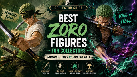 Guia de Figuras de Roronoa Zoro: Aventuras Iniciais vs. Rei do Inferno