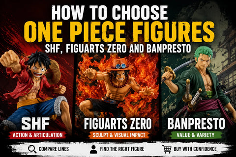 Como Escolher Action Figures de One Piece: SHF, Figuarts ZERO e Banpresto