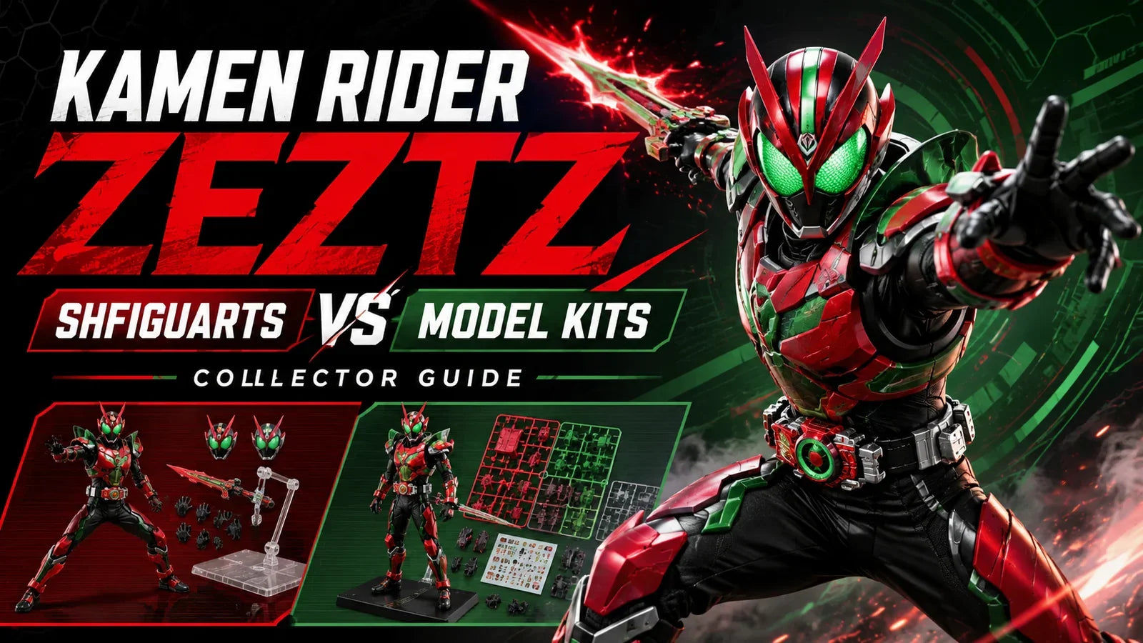 Kamen Rider Zeztz Figure Guide: S.H.Figuarts vs Model Kits — What Should Collectors Choose?