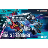 Bandai Gundam Modelo Kit HG GQuuuuuuX Polícia Zaku Gelgoog Figuras Anime Gunpla Kit de Montagem Brinquedos de Ação Gundam Presente para Meninos