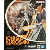 Bandai Bleach Anime Figure SHF Kurosaki Ichigo Renji Abarai Byakuya Kuchiki Toushiro Hitsugaya Bonecos de Ação Brinquedos Presente para Meninos