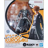 Bandai Bleach Anime Figure SHF Kurosaki Ichigo Renji Abarai Byakuya Kuchiki Toushiro Hitsugaya Bonecos de Ação Brinquedos Presente para Meninos