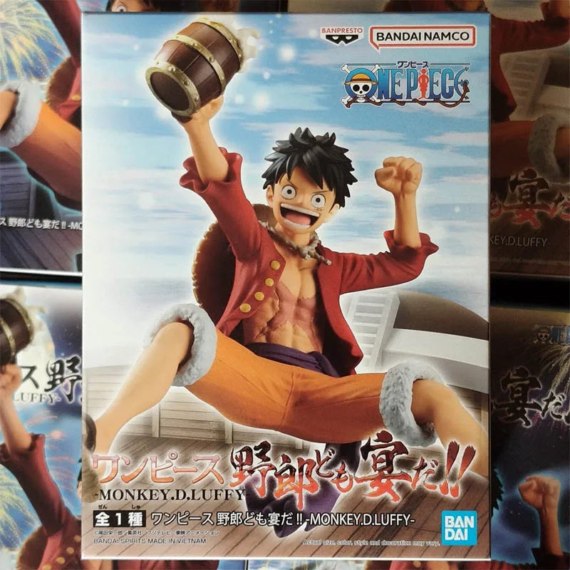 Boneco Luffy One Piece – Everyone's Banquet, Banpresto Bandai