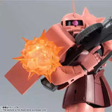 Bandai Gundam Model Kit Roboto Spirits Zaku 2 Char Custom Anime Figure