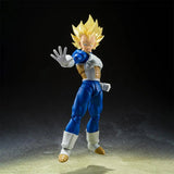 In Stock Genuine Bandai Dragon Ball Z Model Kit SHF Vegeta Awakened Su