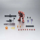 Bandai Gundam Model Kit Roboto Spirits Zaku 2 Char Custom Anime Figure