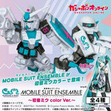 In Stock Genuine Bandai Gundam Model Kit Zaku RX-78 Hatsune Miku Color