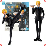 Bandai One Piece Anime Figure SHF Sanji Romance Dawn Action Figures Hi