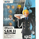Bandai One Piece Anime Figure SHF Sanji Romance Dawn Action Figures Hi