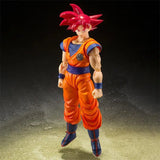 In Stock Genuine Bandai Dragon Ball Model Kit SHF Son Goku Saiyan God 