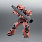 Bandai Gundam Model Kit Roboto Spirits Zaku 2 Char Custom Anime Figure