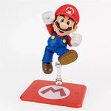 In Stock Genuine Bandai Super Mario Model Kit SHF Mario Anime Action F