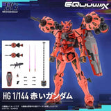 Bandai Gundam Model Kit GquuuuuuX Red Action Figure Gunpla Building Ki