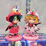 Bandai Gundam SEED Gacha Blind Box Anime Figure Gundam Pilot Sleepwear