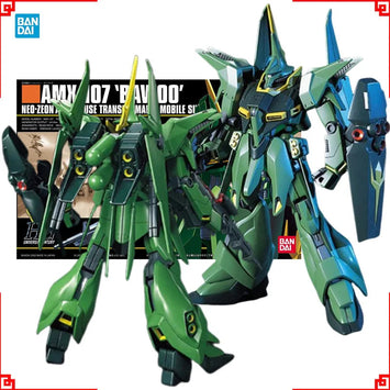 Bandai Gundam Model Kit HG AMX-107 Bwaoo Neo Zeon Attack Anime Figures