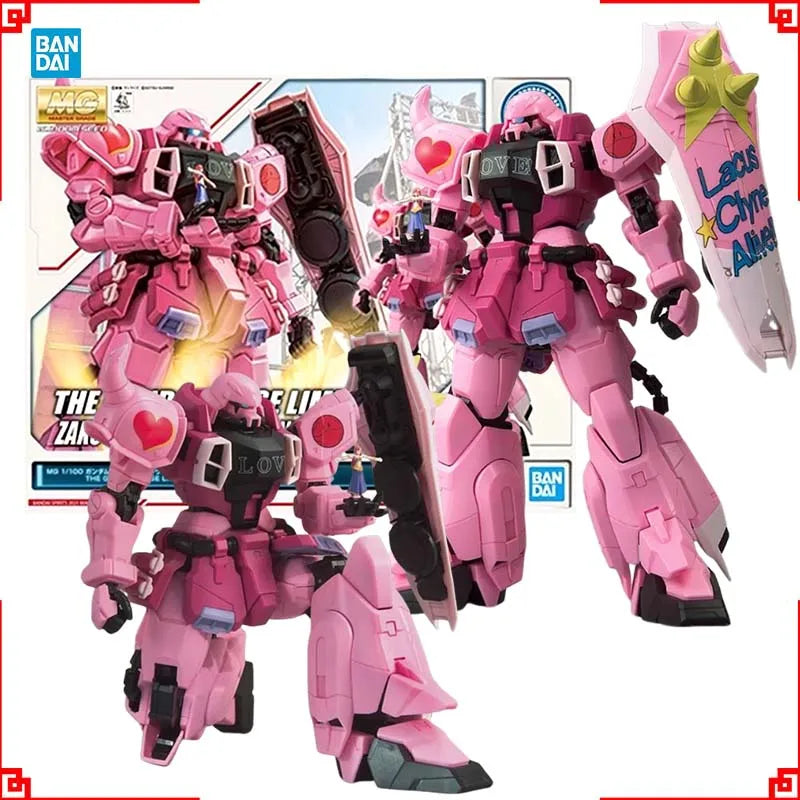 Bandai Gundam Model Kit MG Zaku Warrior Live Anime Figure Gunpla Build