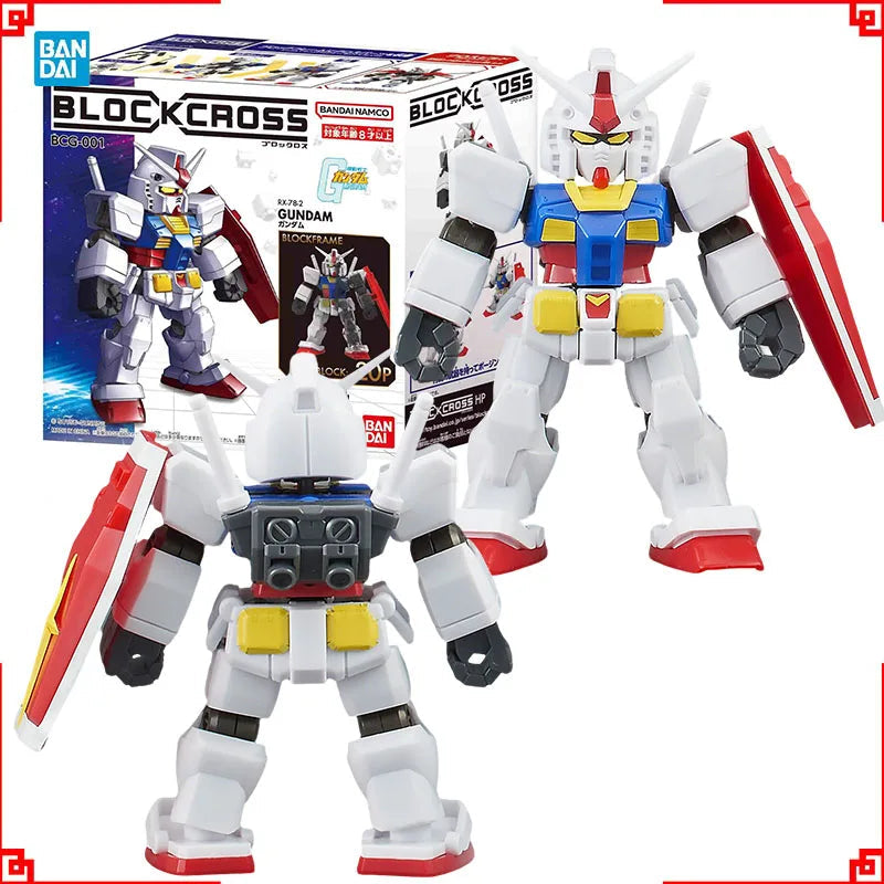 Bandai Gundam Model Kit Block Cross BCG -001 RX-78-2 Anime Figure Gunp