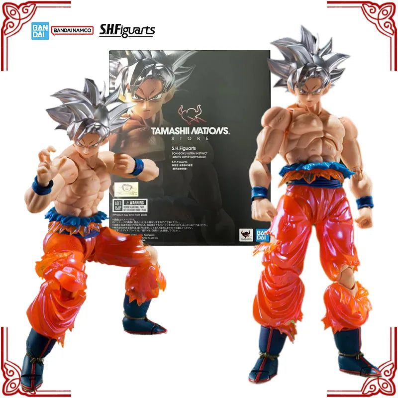 Genuine Bandai Dragon Ball Model Kit SHF Son Goku Ultra Instinct Limit