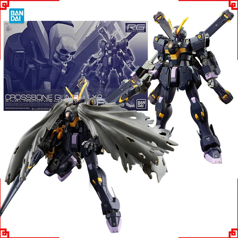 Bandai Gundam Model Kit RG Crossbone X2 Anime Figure Gunpla Building K