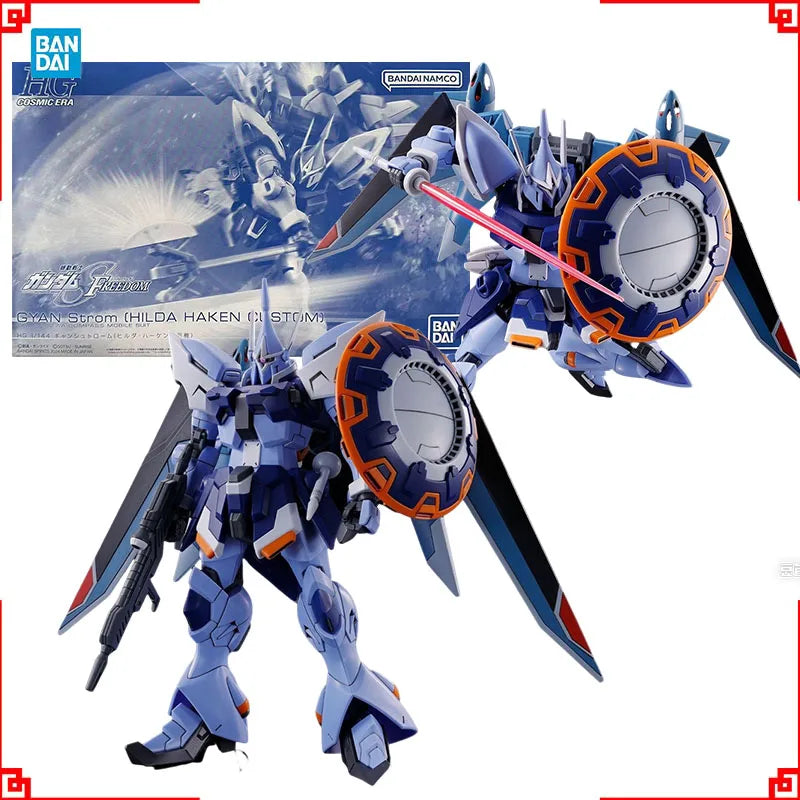 Bandai Gundam Model Kit HGUC Gyan Strom Hilda Haken Anime Figure Gunpl