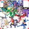 Bandai Pokémon Kit Modelo Evolução Garchomp Greninja Rayquaza Gengar Solgaleo Yveltal Xerneas Mewtwo Boneco de Ação Figura de Anime