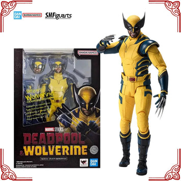 In Stock Genuine Bandai Marvel Model Kit SHF Deadpool & Wolverine Anim