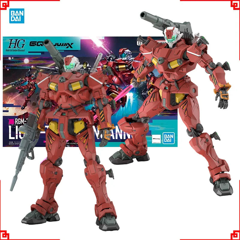 Bandai Gundam Model Kit HG GQuuuuux Light Guncannon Action Figure Gunp