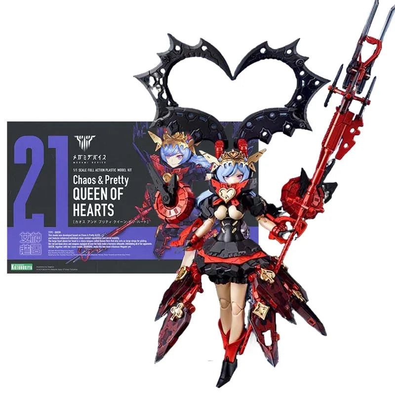 Kotobukiya Megami Device Model Kit Chaos Pretty Queen OF Hearts Anime 