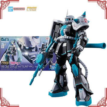 In Stock Genuine Bandai Gundam PB Model Kit RG 1/144 MS-06S Zaku2 Hats