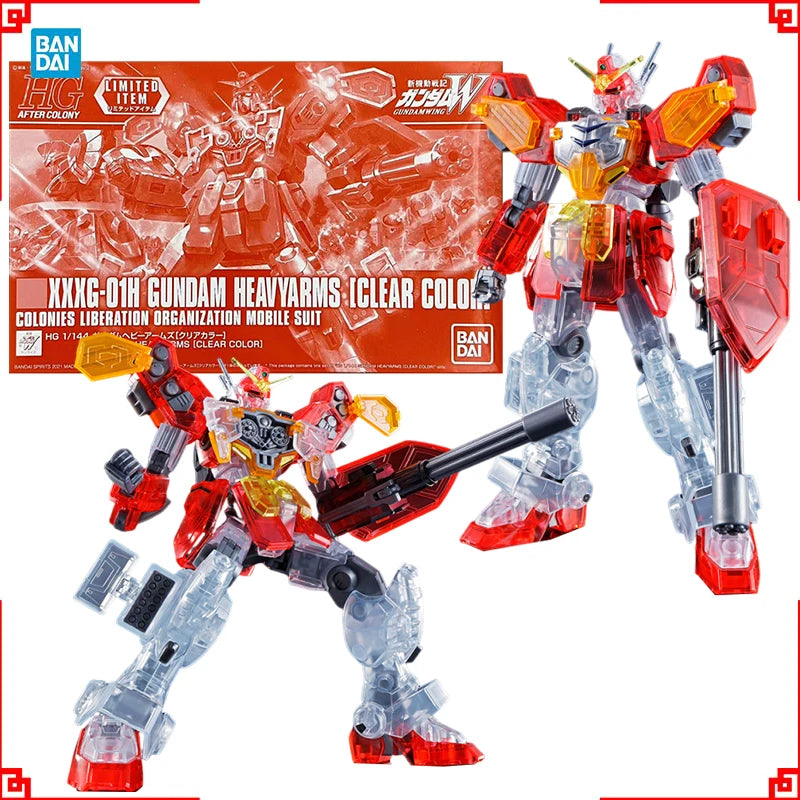 Bandai Gundam Model Kit HG Heavyarms Clear Color Anime Figure Gunpla B