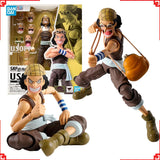 Bandai One Piece Anime Figure SHF Usopp Romance Dawn Action Figures Hi
