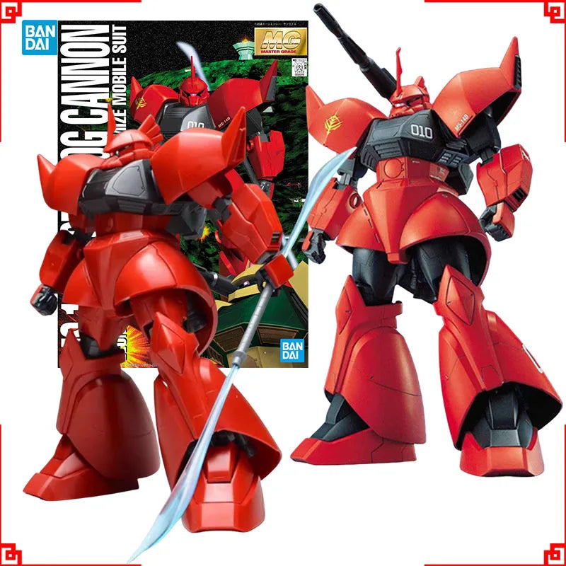 Bandai Gundam Model Kit MG Gelgoog Cannon Action Figure Gunpla Buildin