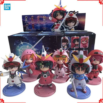 Bandai Gundam SEED Gacha Blind Box Anime Figure Gundam Pilot Sleepwear