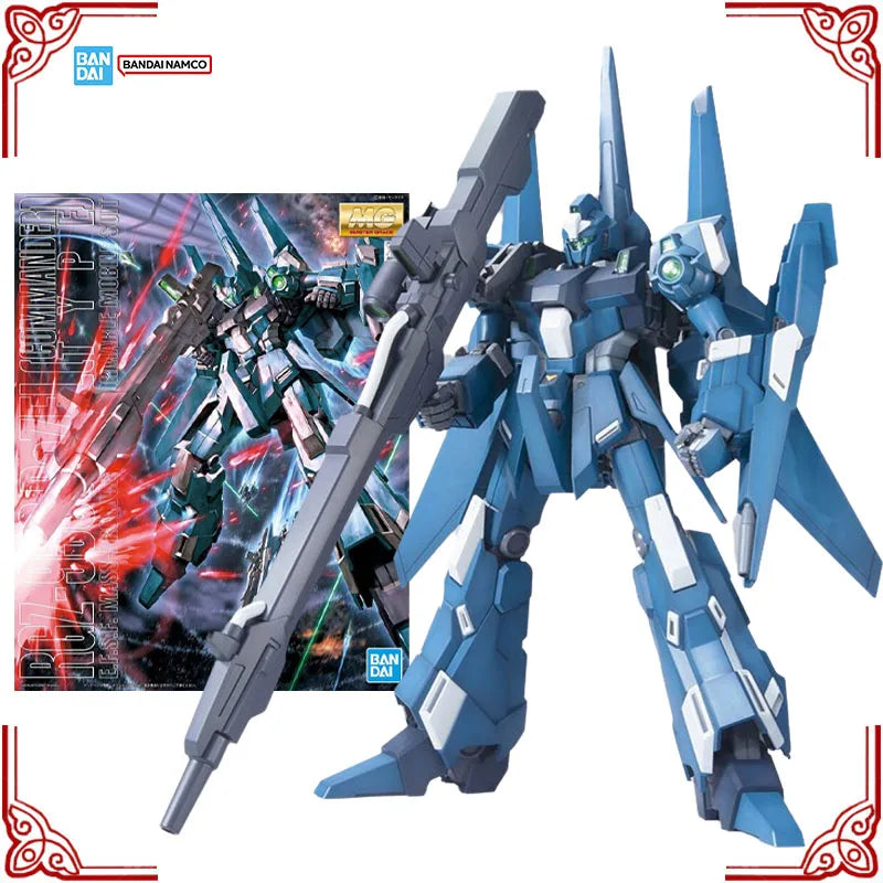 In Stock Genuine Bandai Gundam Model Kit MG 1/100 RGZ-95C ReZEL Comman