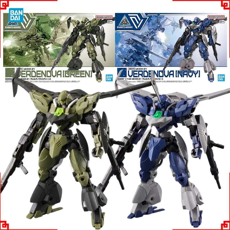 Bandai 30MM bEXM-21 Verdenova Green/Navy Model Kit product image 1