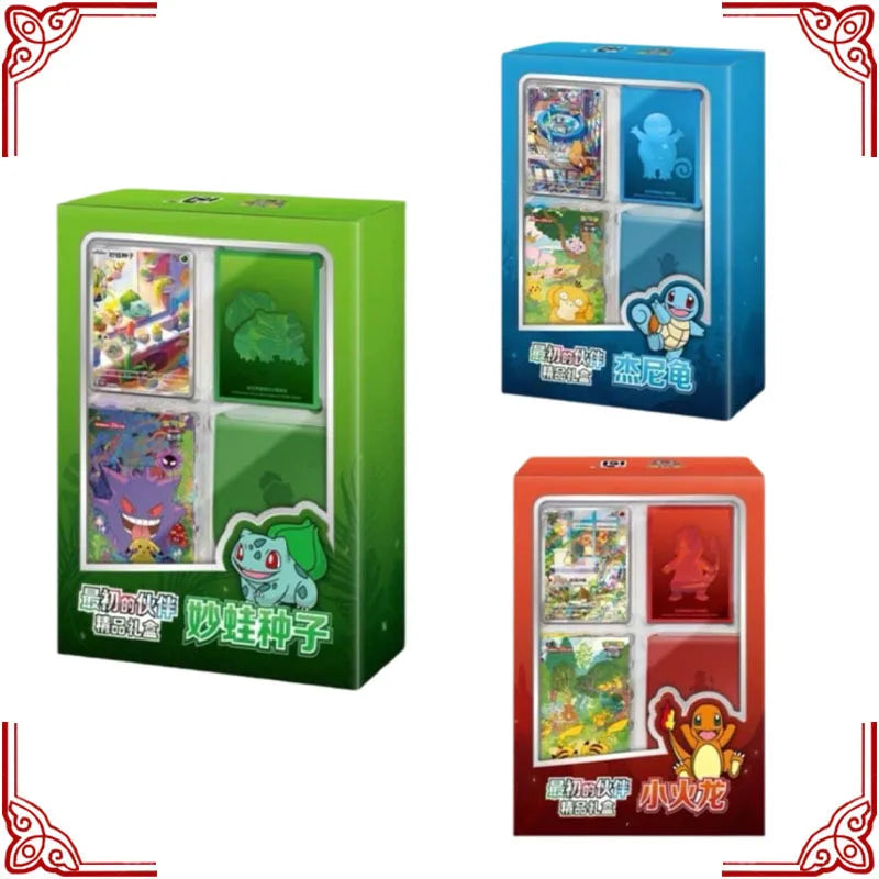 Original Pokemon First Partner Gift Box Trading Cards PTCG Charmander 