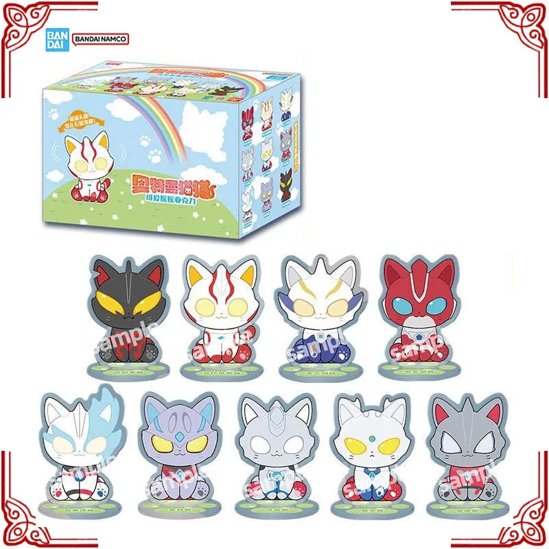 In Stock Genuine Bandai Ultraman Cat Cute Rocking Acrylic Standee Anim