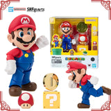 In Stock Genuine Bandai Super Mario Model Kit SHF Mario Anime Action F