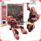 Bandai Gundam Model Kit Roboto Spirits Zaku 2 Char Custom Anime Figure Gunpla Kit de Montar Brinquedos de Figuras de Ação para Meninos Presente